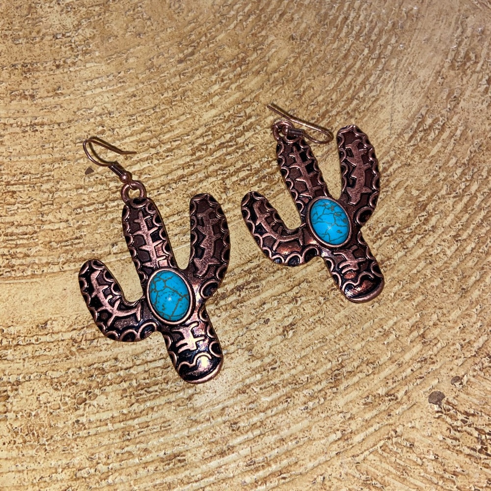 Cactus earrings